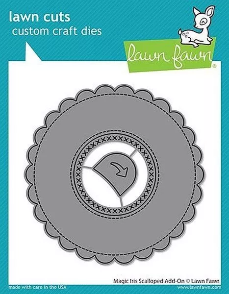 Magic Iris Scalloped Add-On - Dies - Lawn Fawn