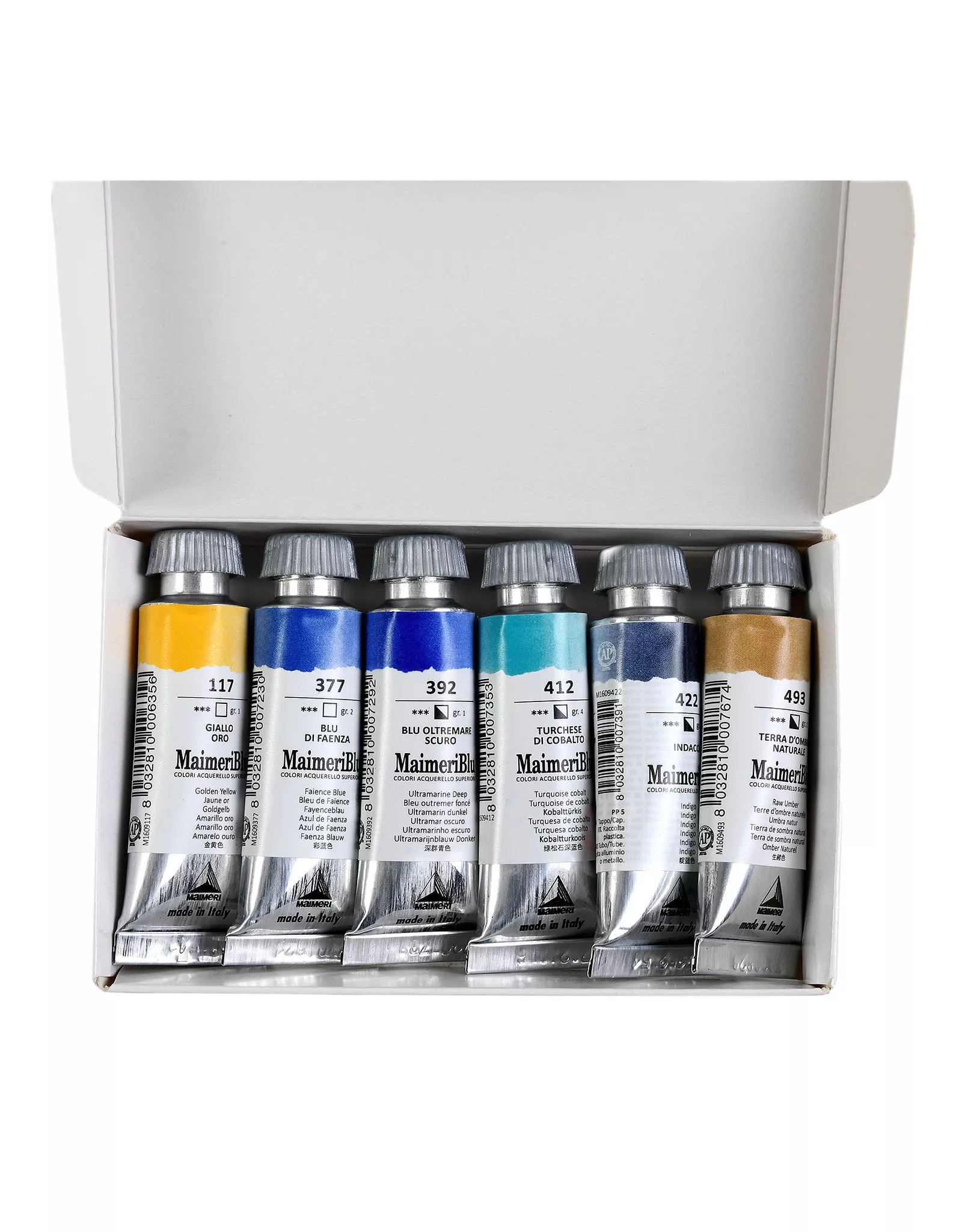 MaimeriBlu Watercolors, Arctic Set of 6