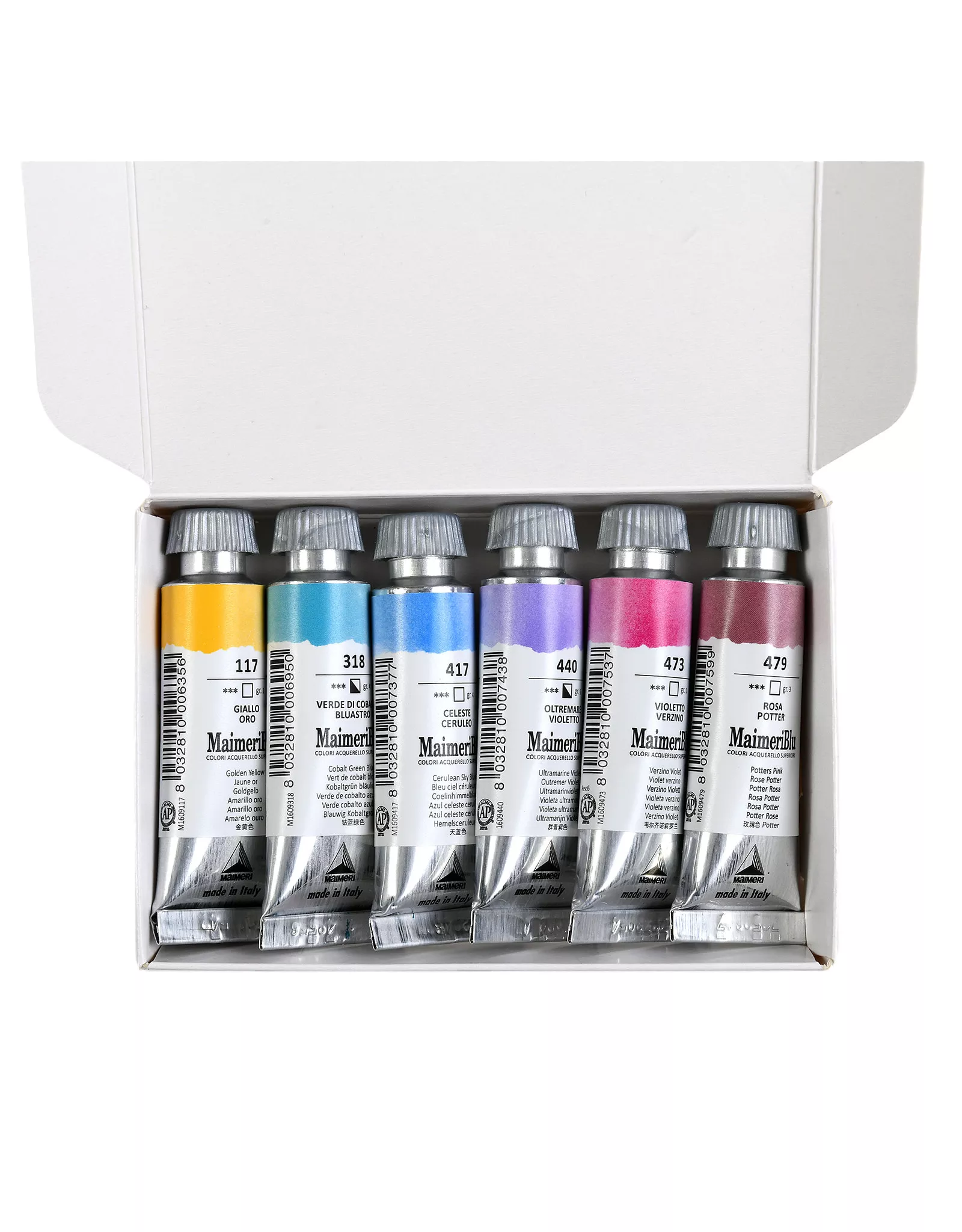MaimeriBlu Watercolors, Provence Set of 6