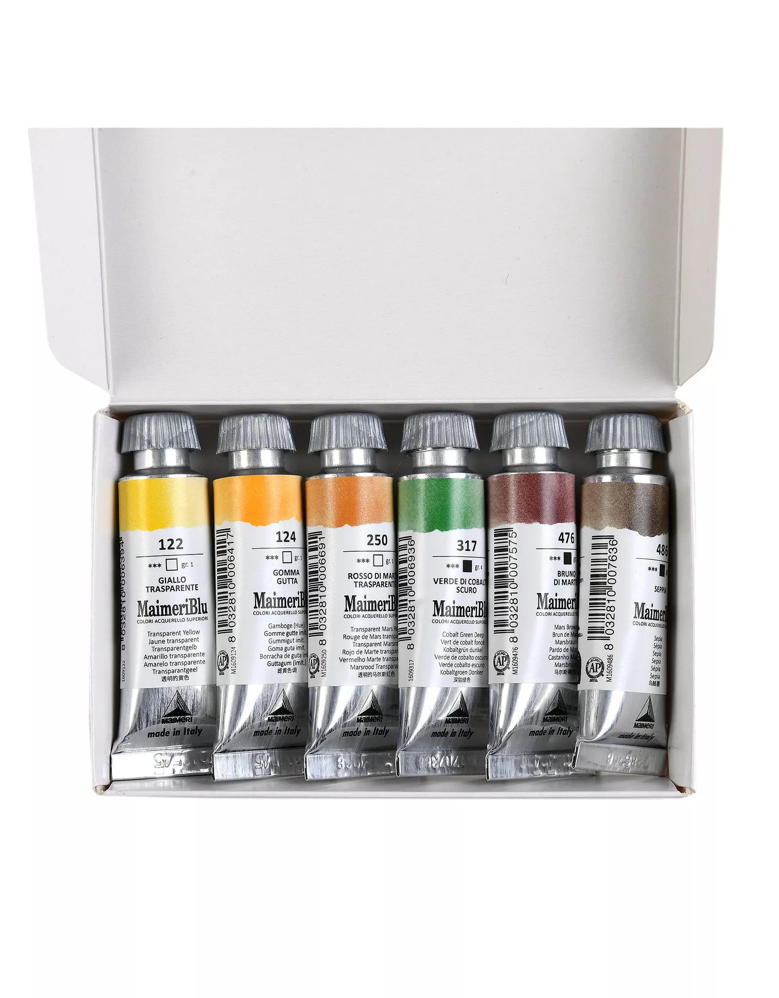 MaimeriBlu Watercolors, Sahara Set of 6