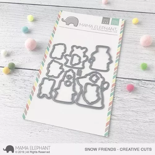 Mama Elephant SNOW FRIENDS CREATIVE CUTS
