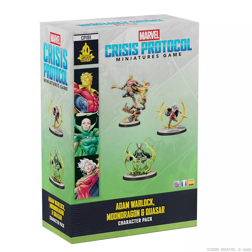 Marvel Crisis Protocol Adam Warlock, Moondragon & Quasar