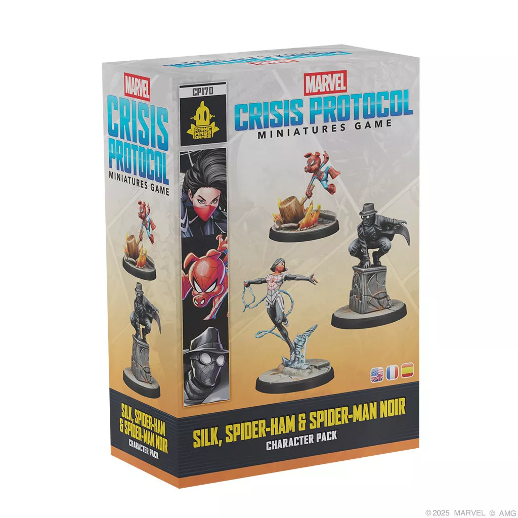 Marvel Crisis Protocol Silk, Spider-Ham & Spider-Man Noir