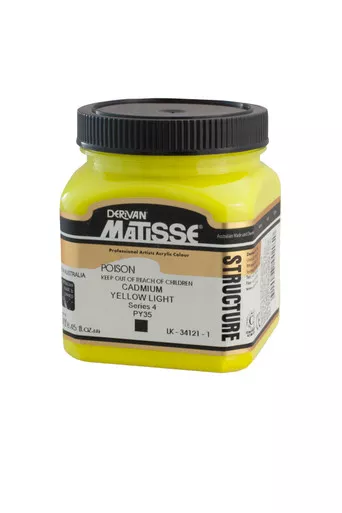 Matisse Structure Acrylic 250ml - Series 4 - Cadmium Yellow Light