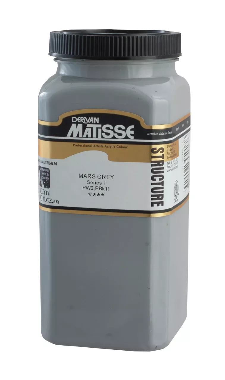 Matisse Structure Acrylic 500ml - Series 1 - Mars Grey