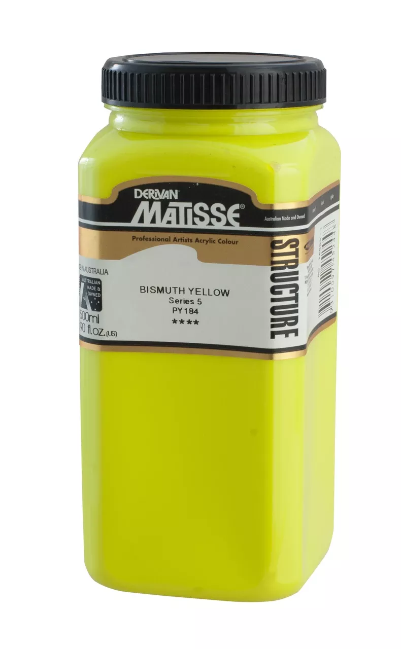 Matisse Structure Acrylic 500ml - Series 5 - Bismuth Yellow