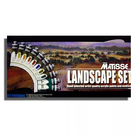 Matisse Structure Acrylics Landscape Set - 10 x 75ml