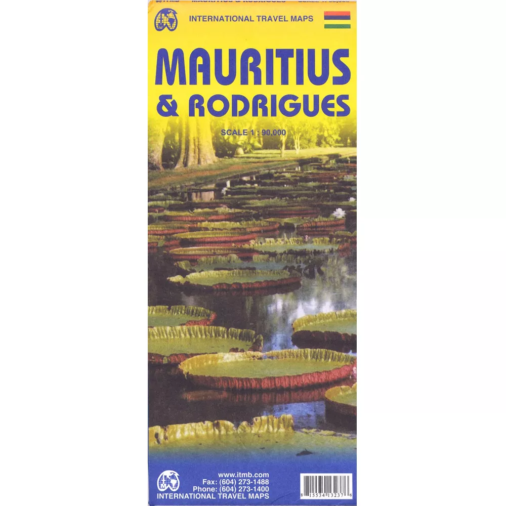 Mauritius & Rodrigues Travel Reference Map