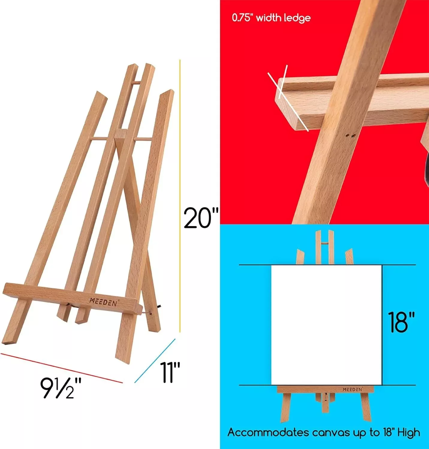 Meeden Table Display Easel 20" - 6030