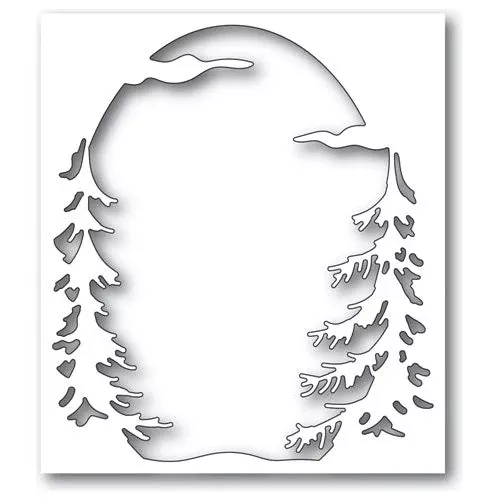 Memory Box EVERGREEN SKY COLLAGE Craft Die 94500