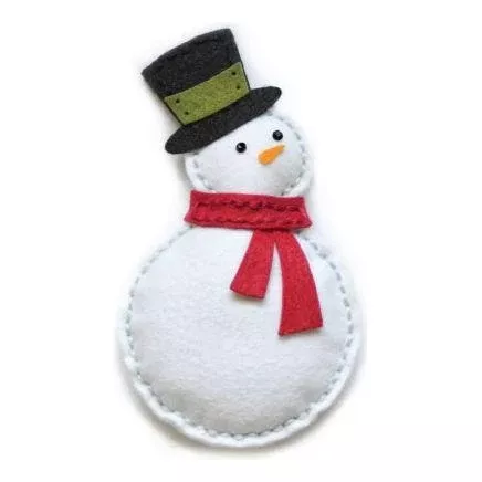 Memory Box PLUSH BUNDLED SNOWMAN Craft Die 99305