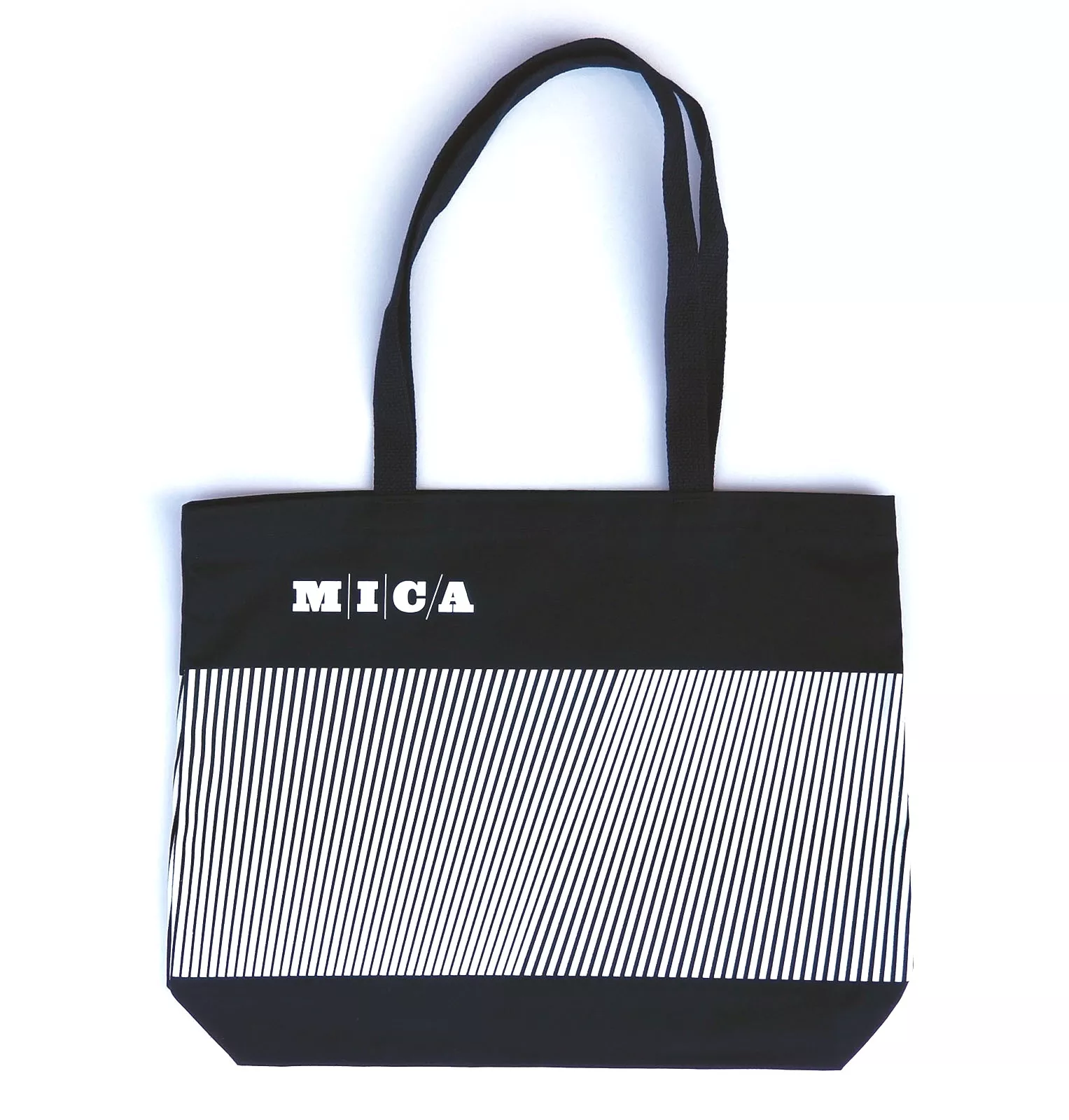 MICA Tote Bag w/ Stripe Design