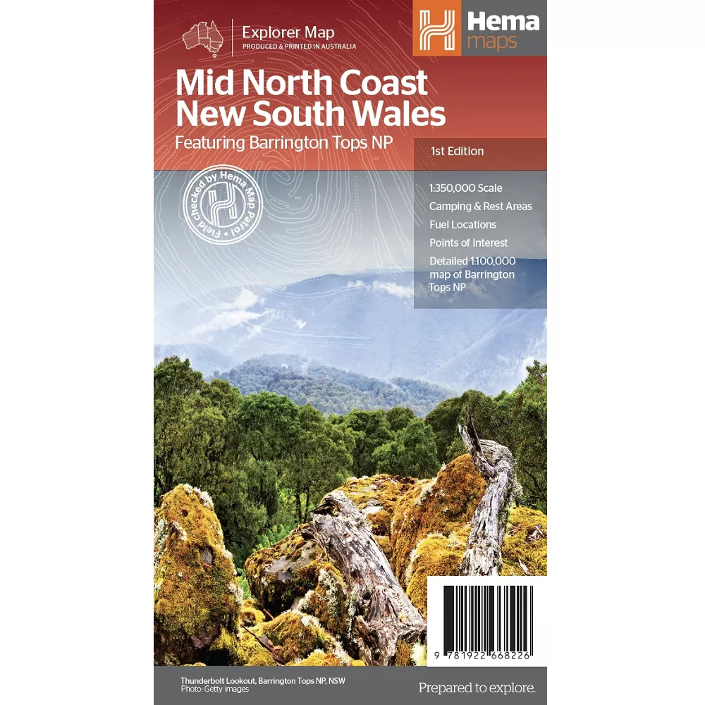 Mid North Coast New South Wales Road Map