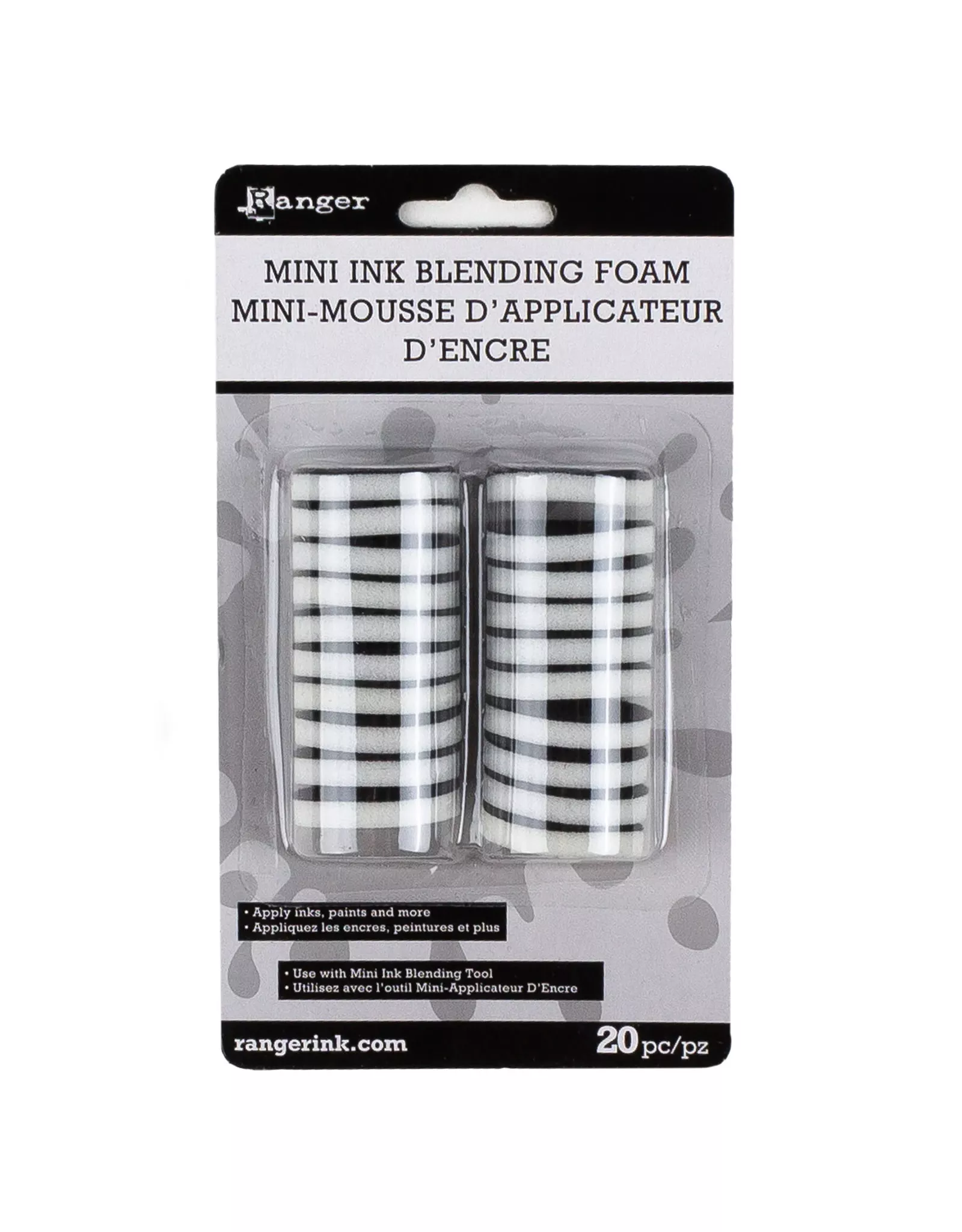Mini Ink Blending Replacement Foams 1" Round