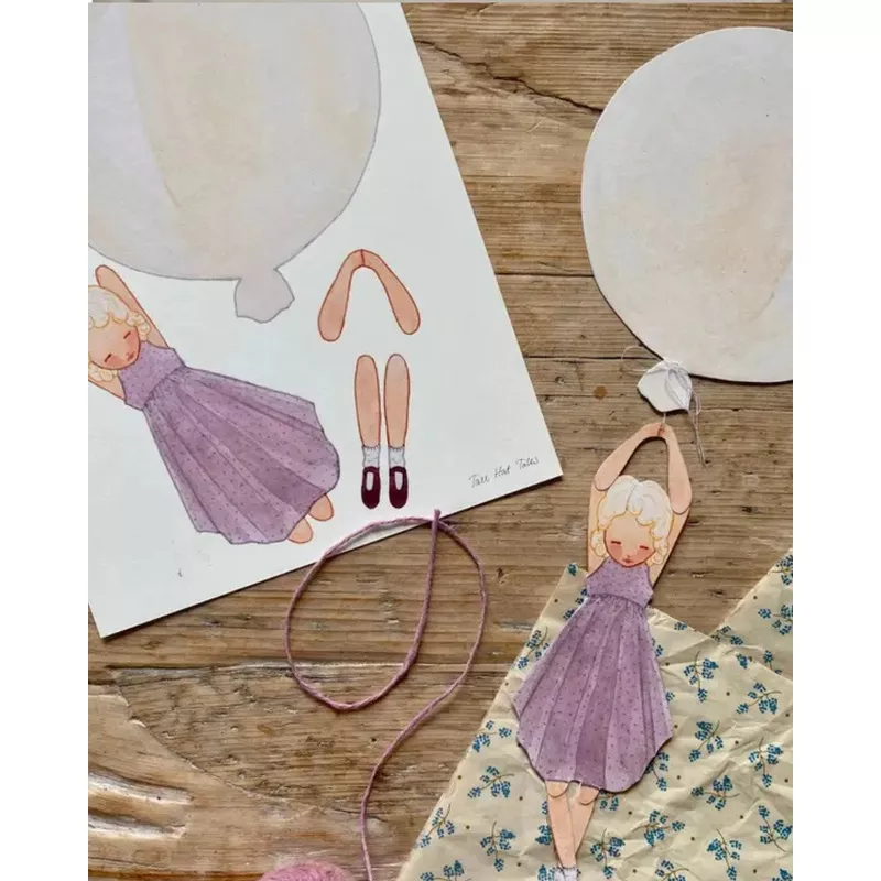 Mobile – Balloon with Light Hair Girl