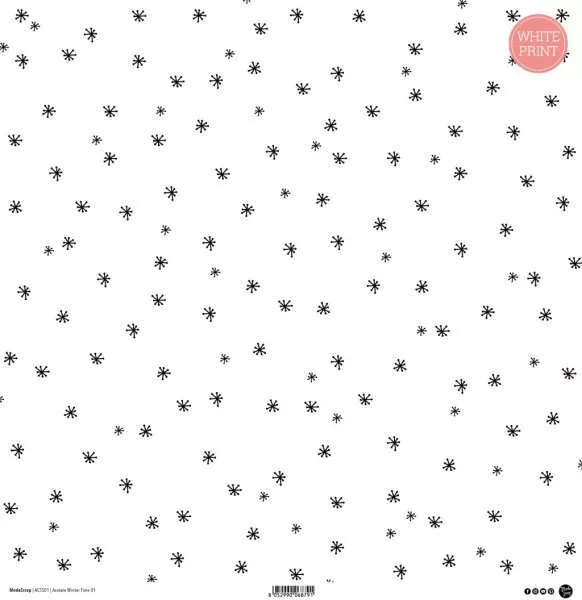 ModaScrap - Acetate - Winter Time 01 - 12"x12"