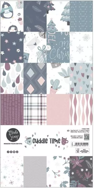 ModaScrap - Cuddle Time - Paper Pack - 6"x12"