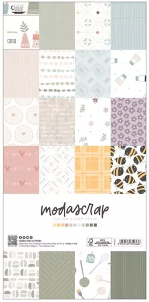 ModaScrap - Herbs and Flowers - Paper Pack - 6"x12"