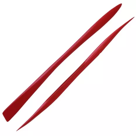 Modelling Stick Red - Stiff Flat/Half Round