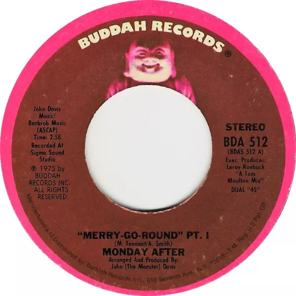 Monday After - "Merry-Go-Round" (7", Single)
