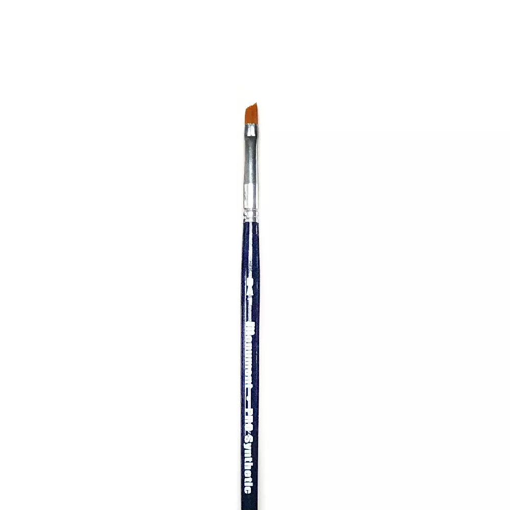 Mounumnet Hobbies Pro Synthetic 3/16" Angled Drybrush