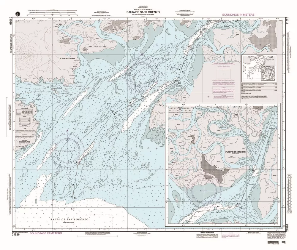 NGA Chart 21526: Bahia de San Lorenzo