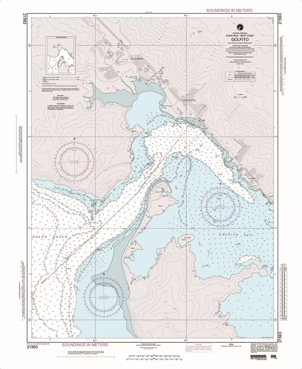 NGA Chart 21563: Golfito