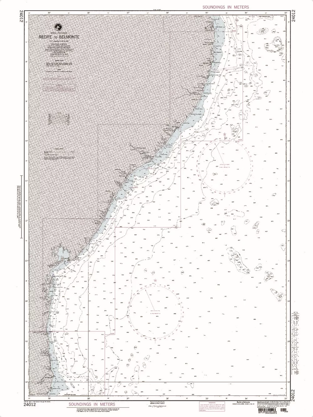 NGA Chart 24012: Recife to Belmonte