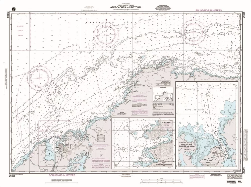 NGA Chart 26066: Approaches to Cristobal