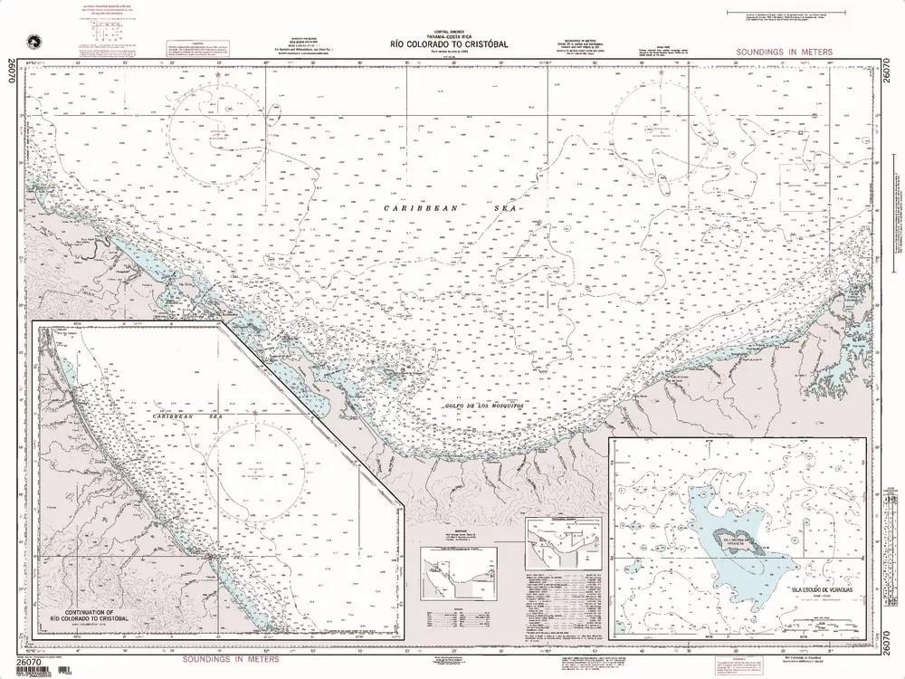 NGA Chart 26070: Rio Colorado to Cristobal