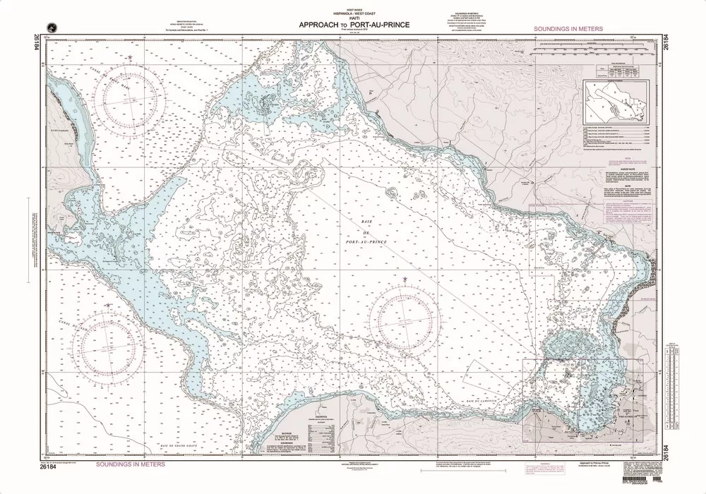NGA Chart 26184: Approach to Port - Au - Prince