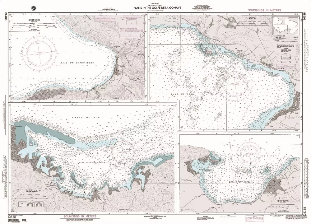 NGA Chart 26188: Plans In The Golfe De La Gonave