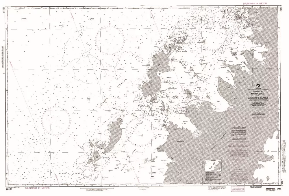 NGA Chart 29127: Matha Strait to Argentine Islands