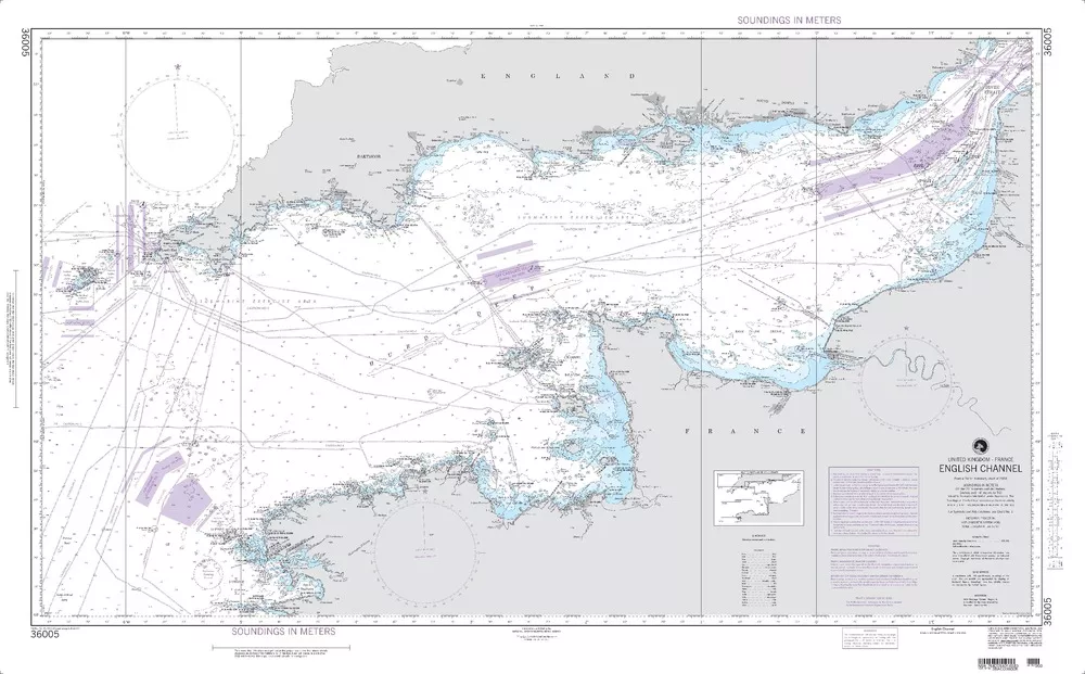 NGA Chart 36005: English Channel