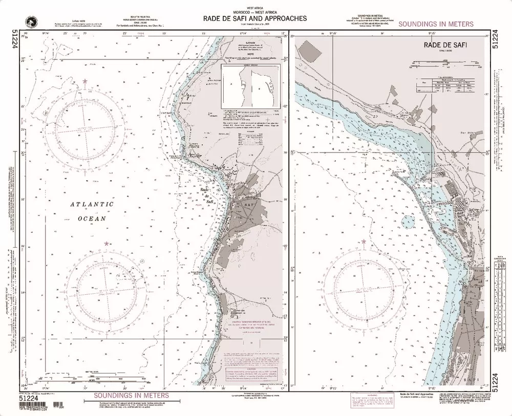 NGA Chart 51224: Rade de Safi and Approaches