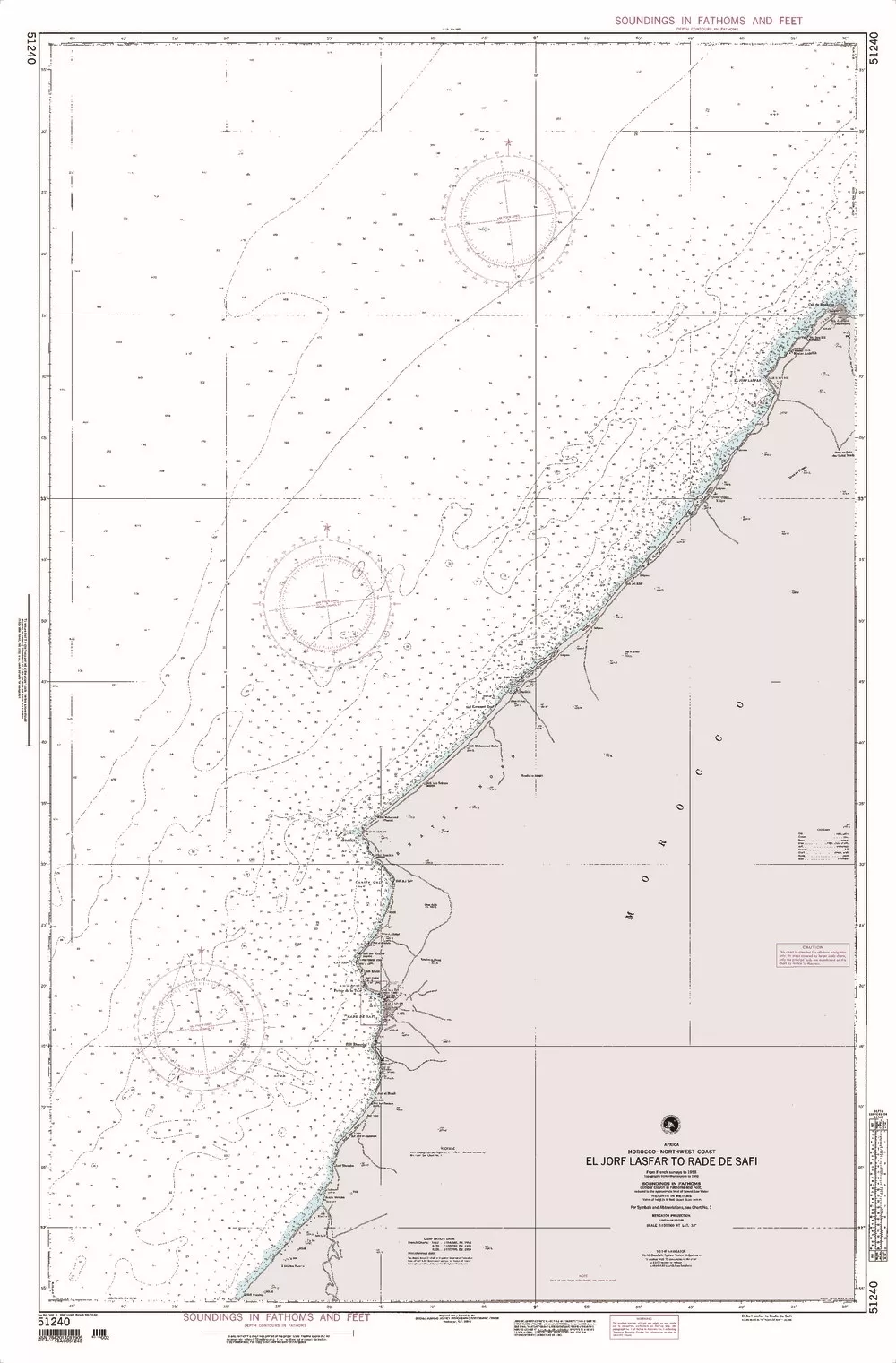 NGA Chart 51240: El Jorf Lasfar
