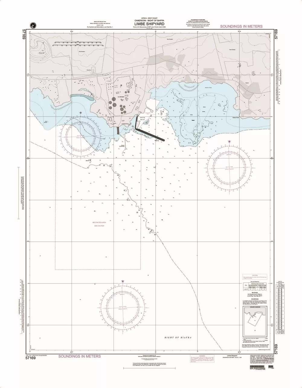 NGA Chart 57169: Limbe Shipyard