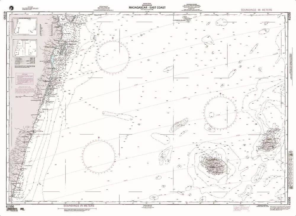 NGA Chart 61550: Madagascar - East Coast