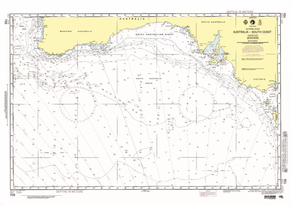 NGA Chart 709: Australia South Coast