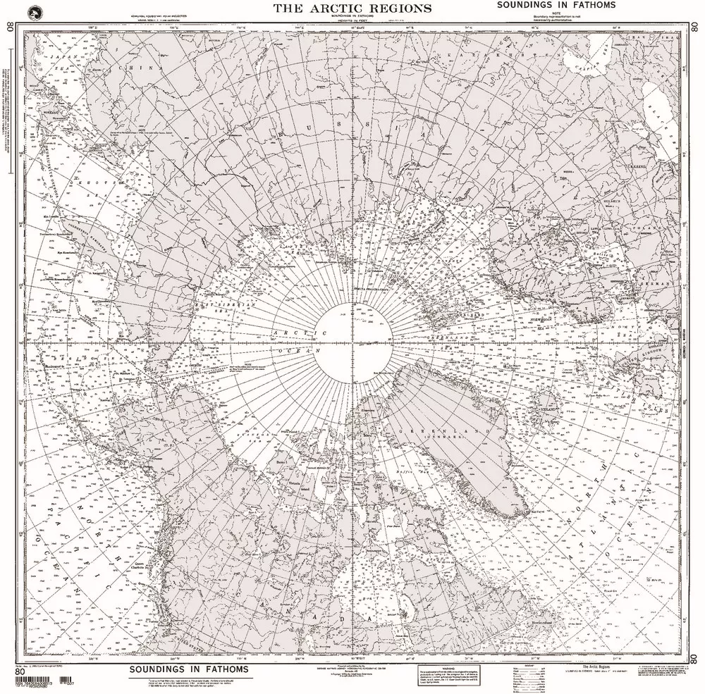 NGA Chart 80: the Arctic Regions