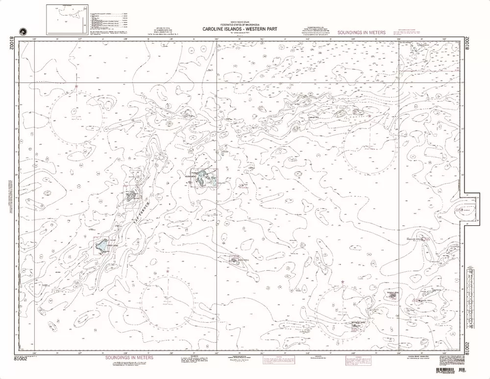 NGA Chart 81002: Caroline Islands - Western Part