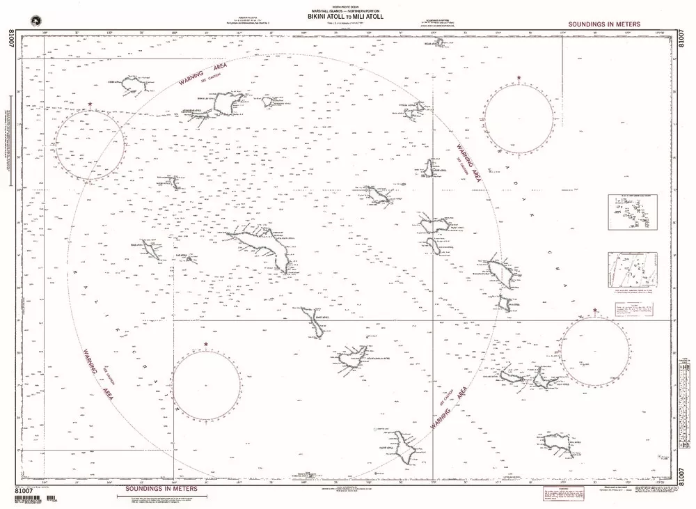 NGA Chart 81007: Marshall Is Northern Portion