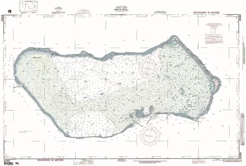 NGA Chart 81604: Wotje Atoll:Marshall Islands