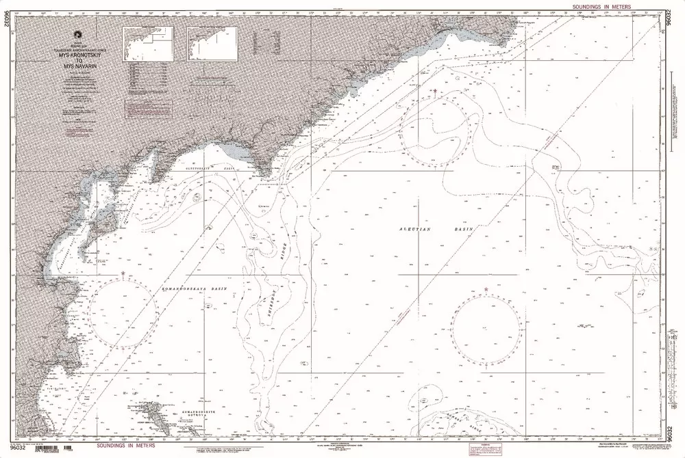 NGA Chart 96032: Mys Kronotskiy to Mys Navarin