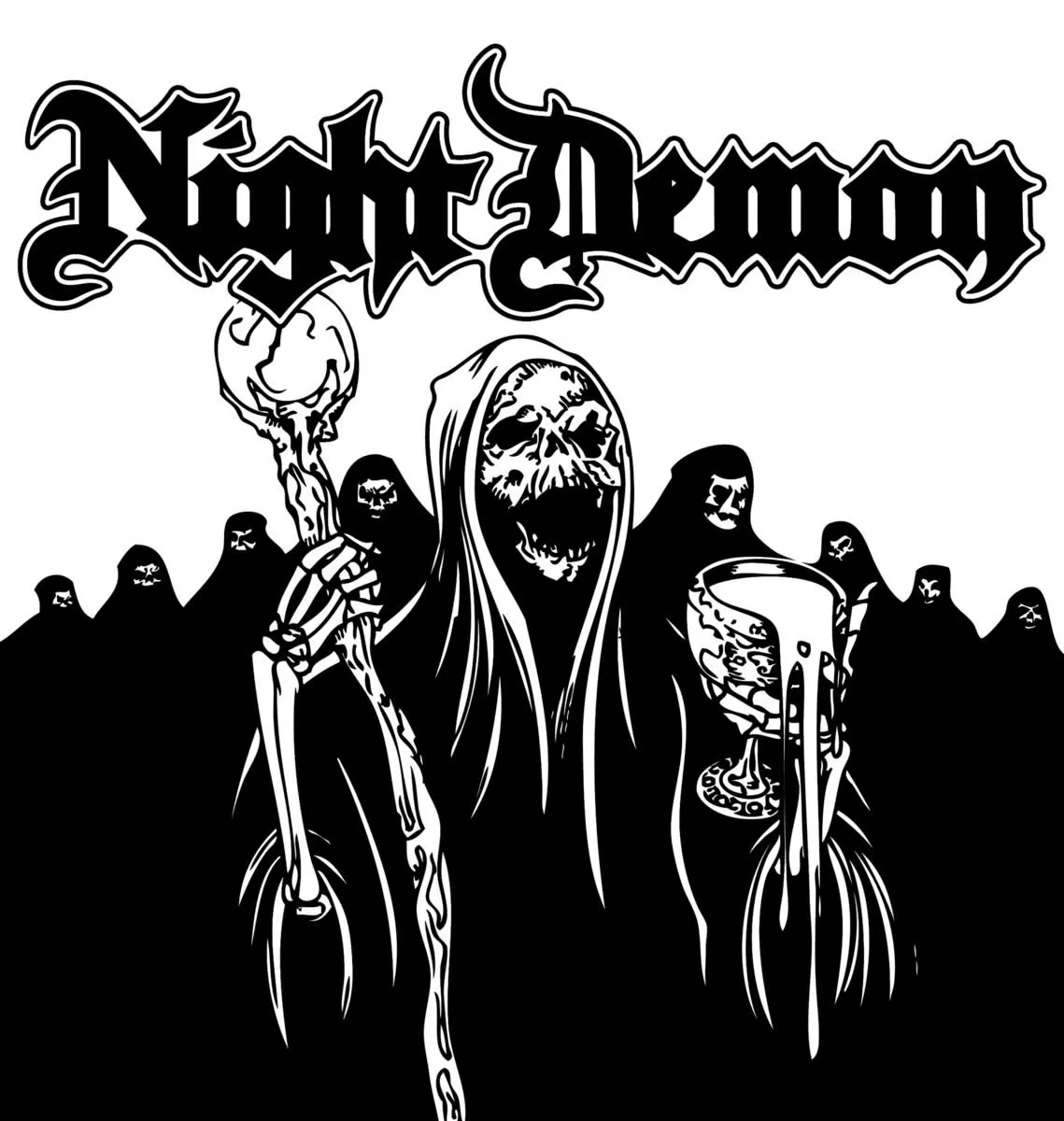 Night Demon- Night Demon (Expanded, Black/White Smash) LP