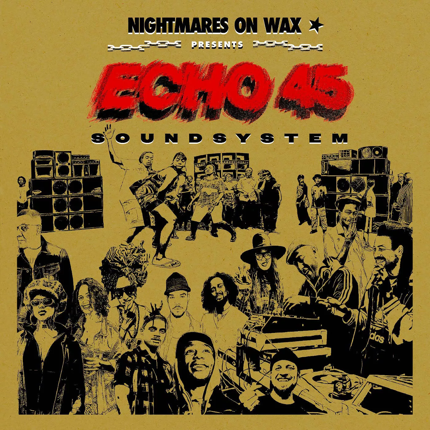 Nightmares On Wax - Echo45 Sound System (Gold) LP