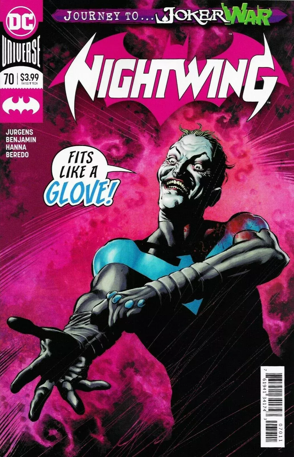 NIGHTWING #70 A Travis Moore Dan Jurgens (03/18/2020) DC