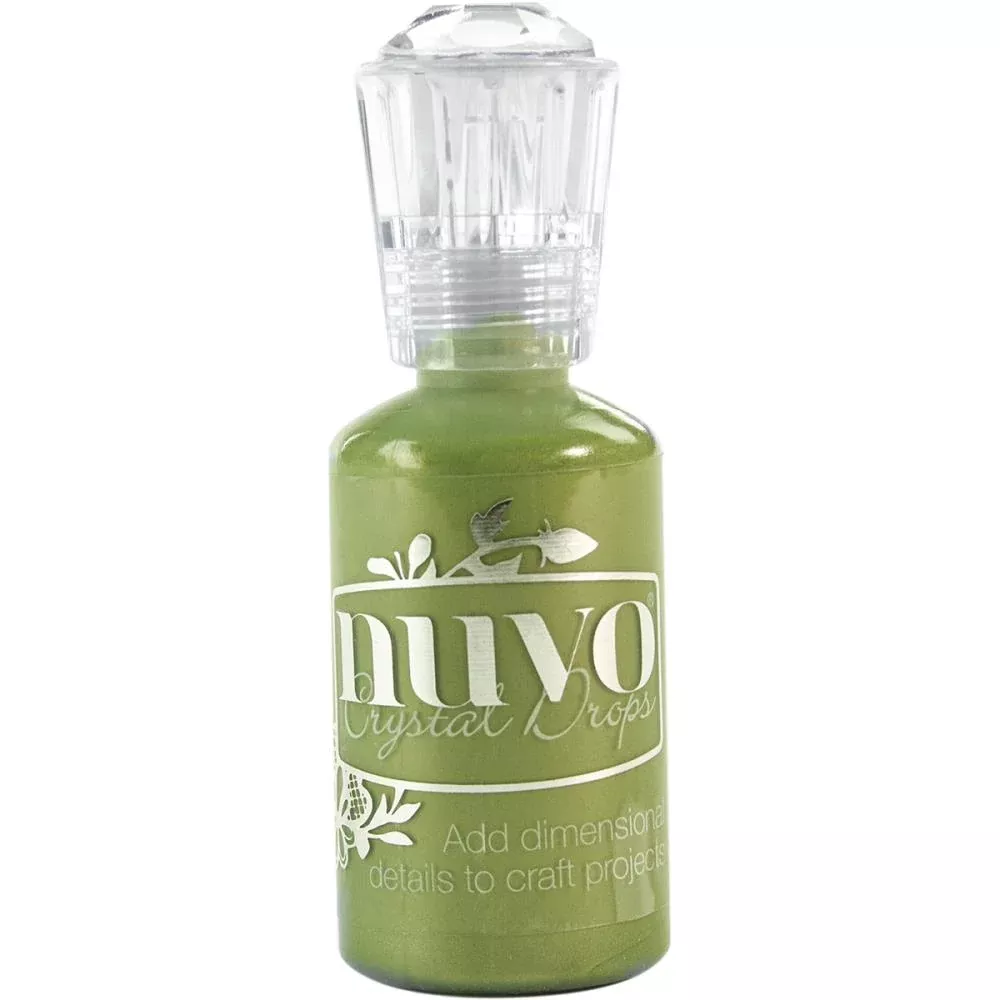 Nuvo Crystal Drops 1.1oz - Bottle Green, 682N