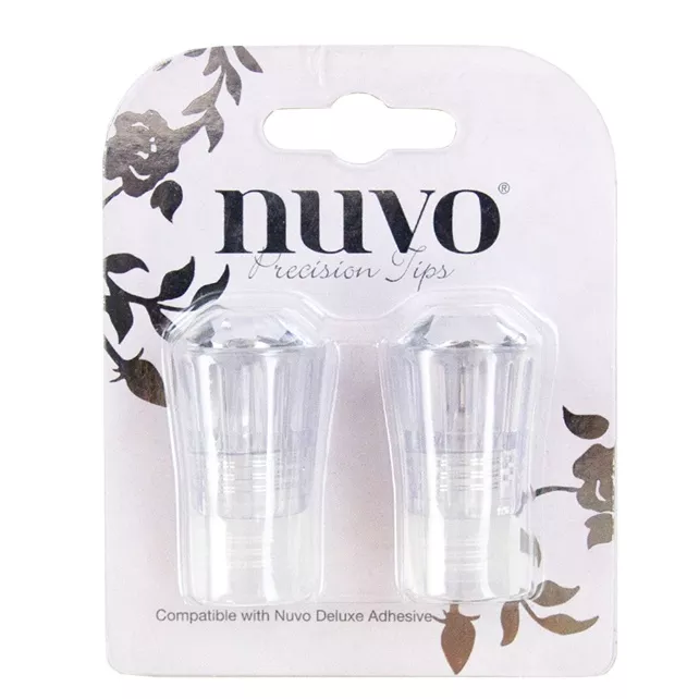Nuvo Deluxe Adhesive Precision Nozzles 2/Pkg