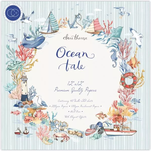 Ocean Tale - Paper Pad - 12"x12" - Craft Consortium